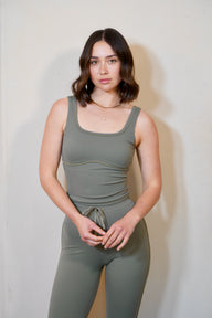 Align Pilates Vest Top / Sage Green